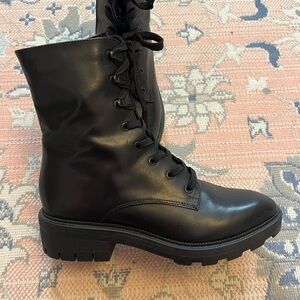 Dolce Vita Black Combat Boots